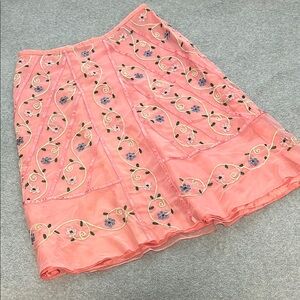 Fairy Floral Skirt Size 2 Coquette Embroidered Feminine Romantic Easter Spring